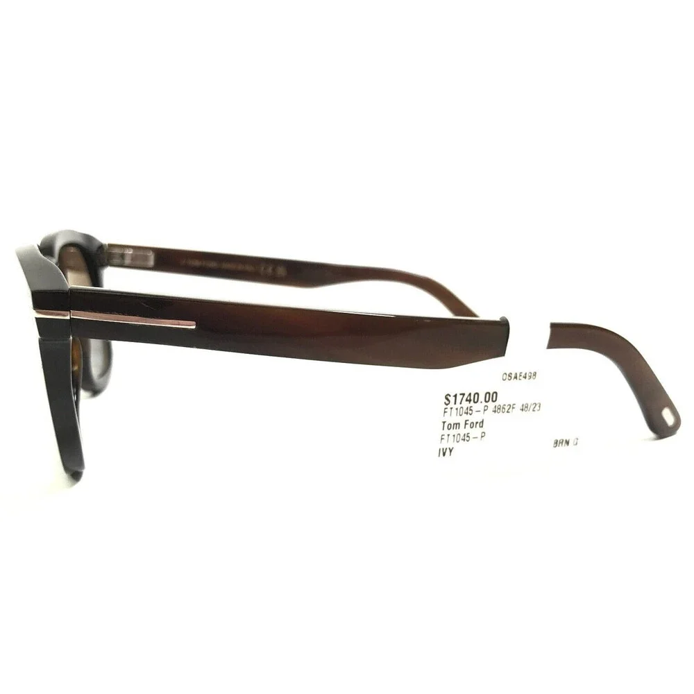 Tom Ford Sunglasses TF1045-P 62F Private Collection Real Horn Brown Thick Rim